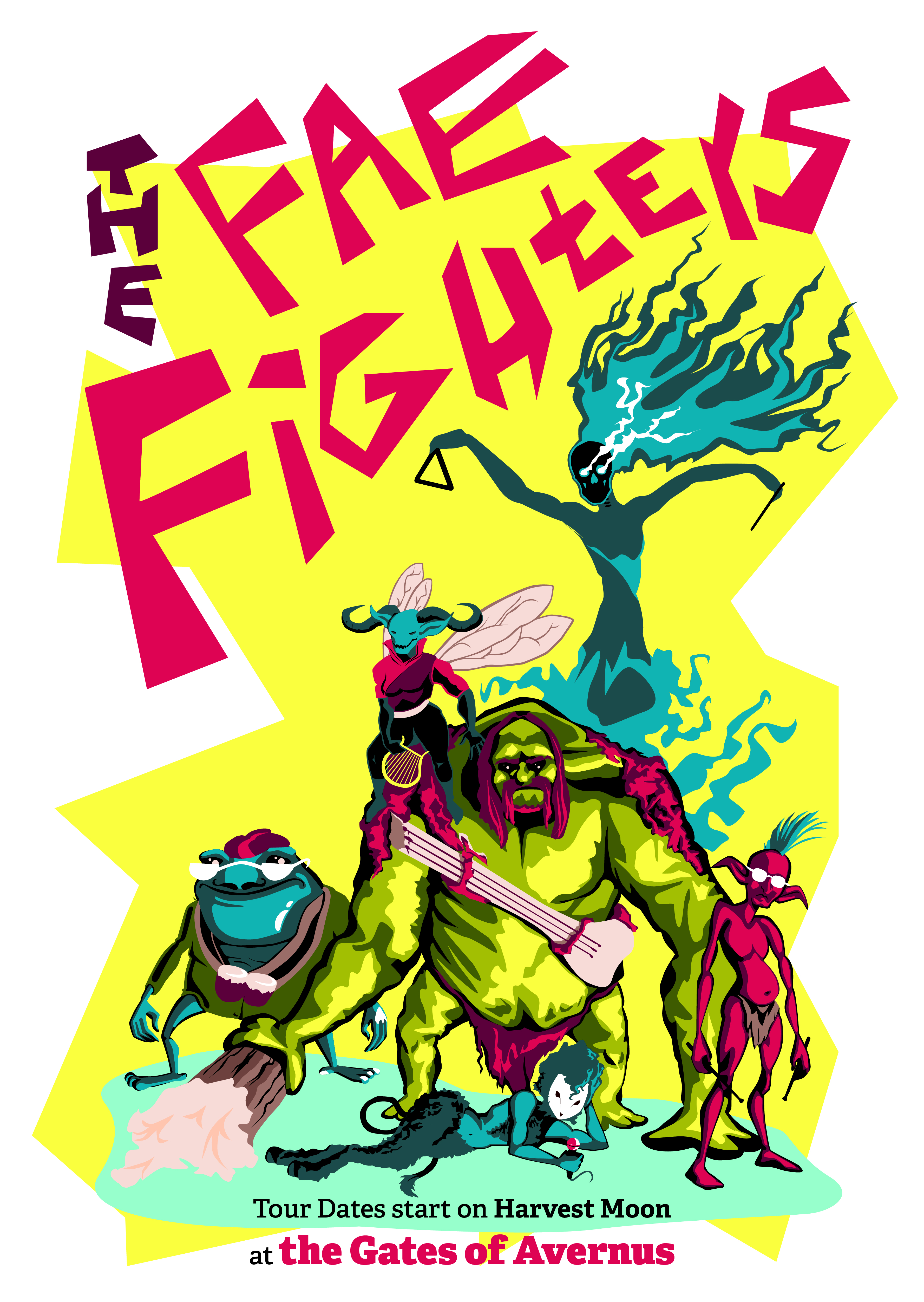the fae fighters poster
